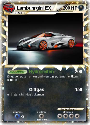 Pokemon Lambuhrgini EX