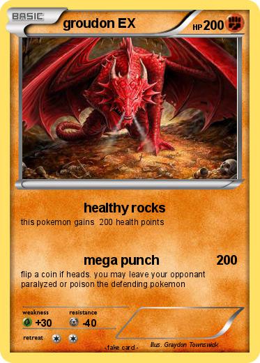 Pokemon groudon EX