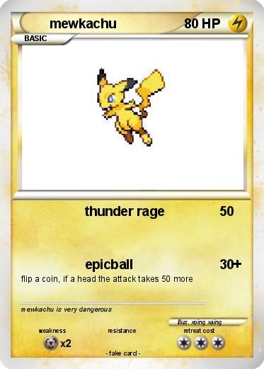 Pokemon mewkachu