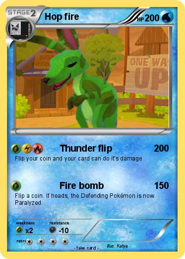 Pokemon Hop fire