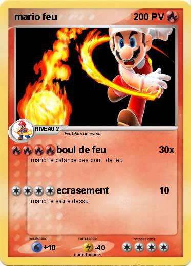 Pokemon mario feu