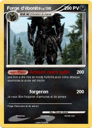 Pokemon Forge d'ébonite