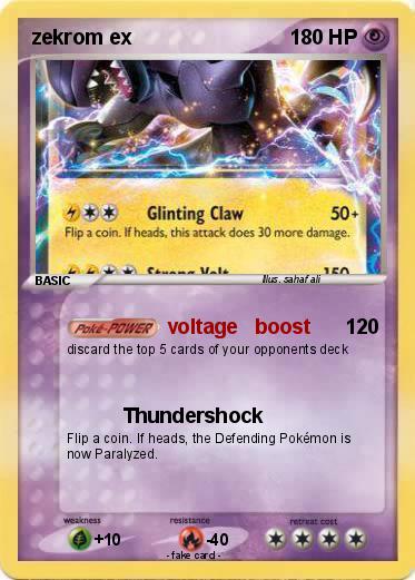 Pokemon zekrom ex