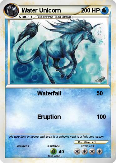 Pokemon Water Unicorn