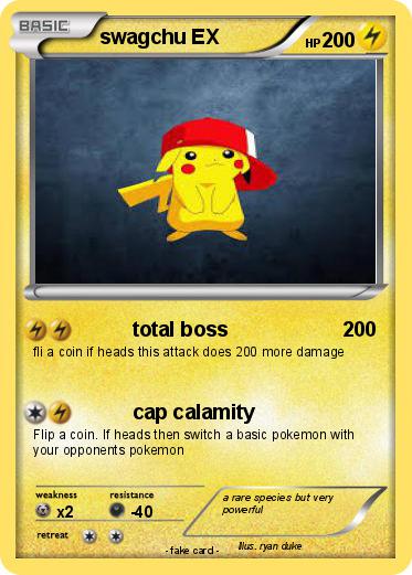 Pokemon swagchu EX