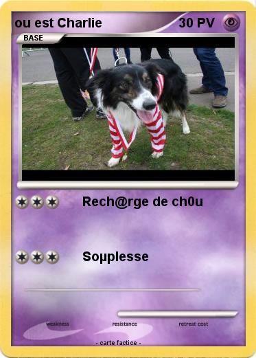 Pokemon ou est Charlie