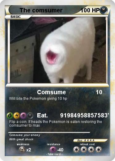 Pokemon The comsumer