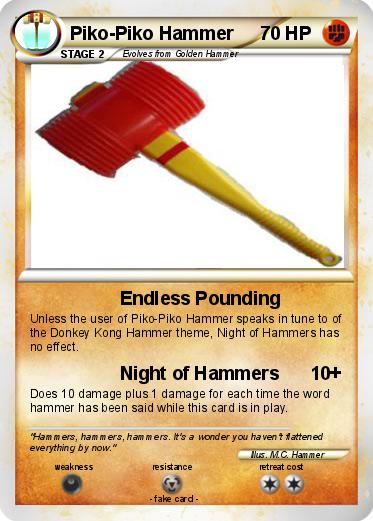 Pokemon Piko-Piko Hammer