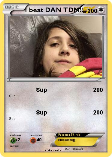 Pokemon I beat DAN TDM!!