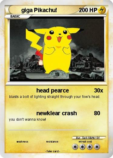 Pokemon giga Pikachu!