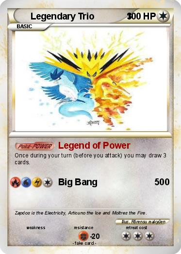 Pokemon Legendary Trio             3