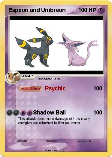 Pokemon Espeon and Umbreon