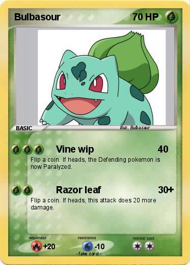 Pokemon Bulbasour