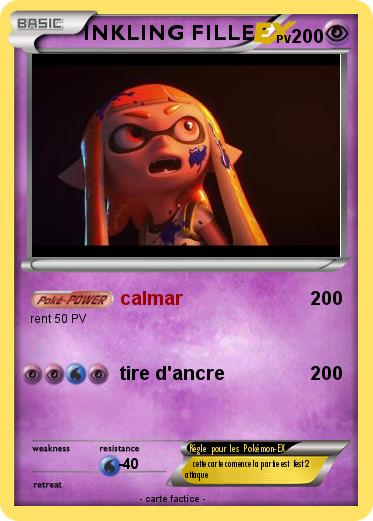 Pokemon INKLING FILLE