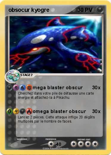 Pokemon obsocur kyogre