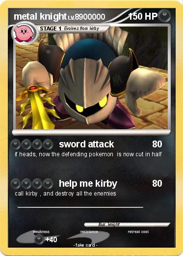 Pokemon metal knight
