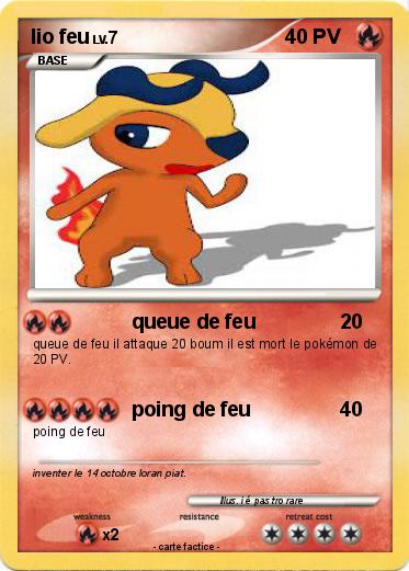Pokemon lio feu