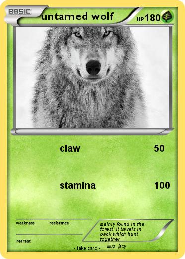 Pokemon untamed wolf