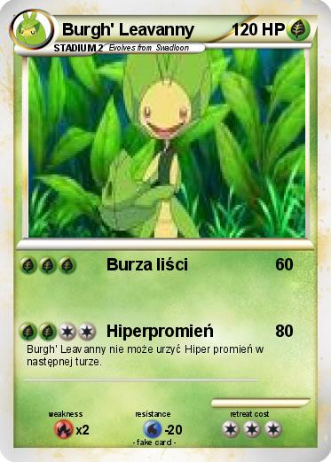 Pokemon Burgh' Leavanny
