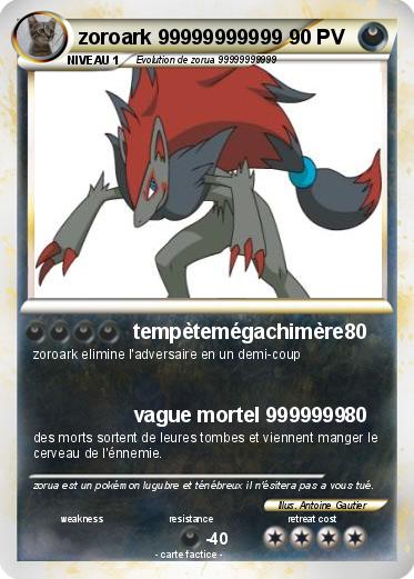Pokemon zoroark 99999999999