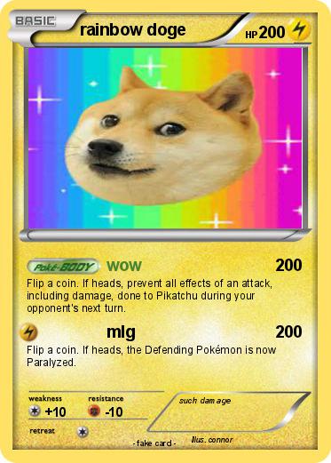Pokemon rainbow doge