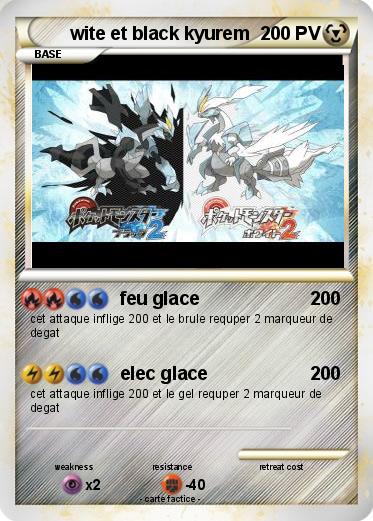 Pokemon wite et black kyurem