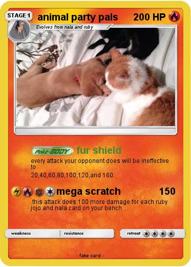 Pokemon animal party pals