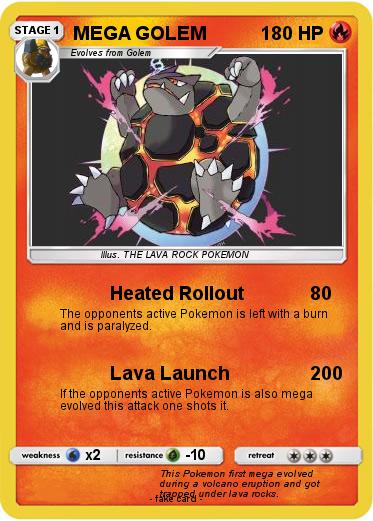 Pokemon MEGA GOLEM