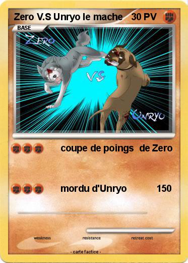 Pokemon Zero V.S Unryo le mache