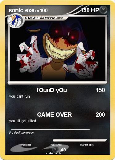 Pokemon sonic exe