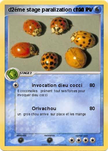 Pokemon d2éme stage paralization chat xv