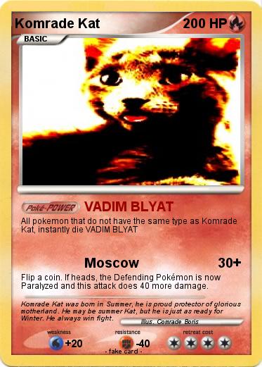 Pokemon Komrade Kat