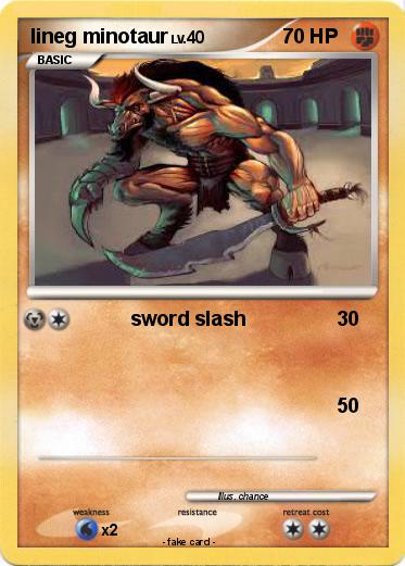 Pokemon lineg minotaur