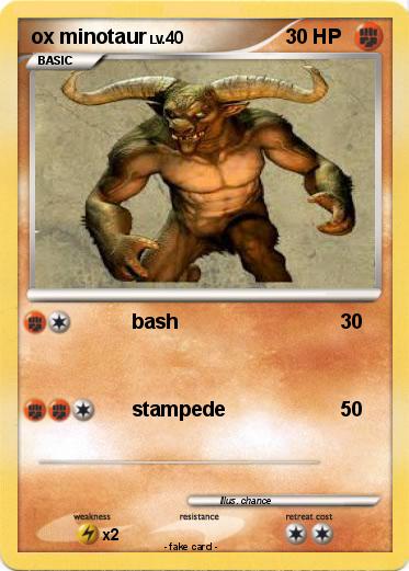 Pokemon ox minotaur