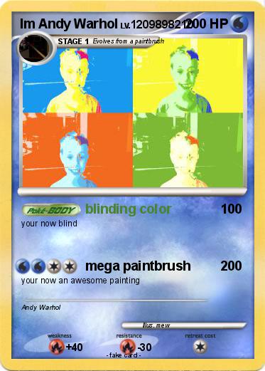 Pokemon Im Andy Warhol