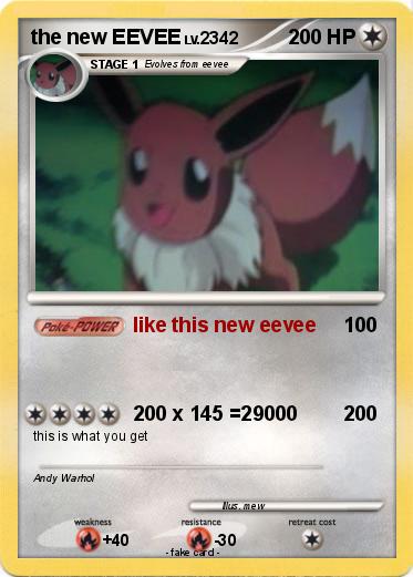 Pokemon the new EEVEE