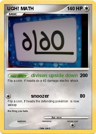 Pokemon UGH! MATH