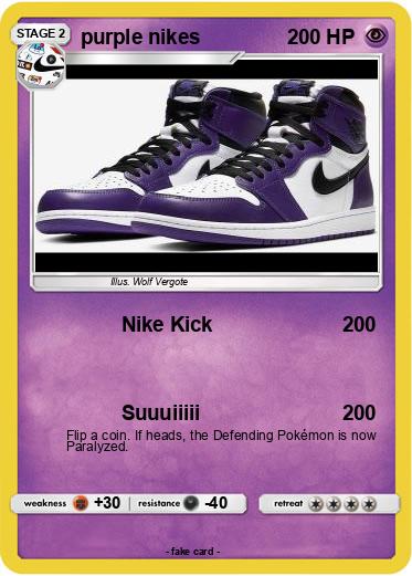 Pokemon purple nikes
