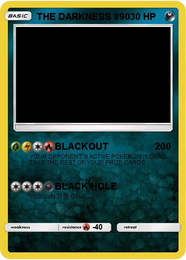Pokemon THE DARKNESS 890