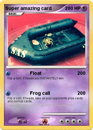 Pokemon Super amazing card