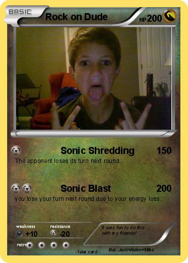 Pokemon Rock on Dude