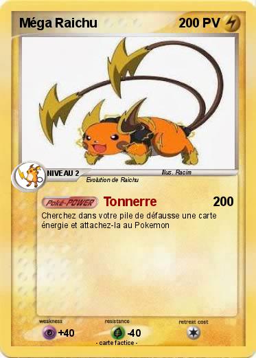 Pokemon Méga Raichu