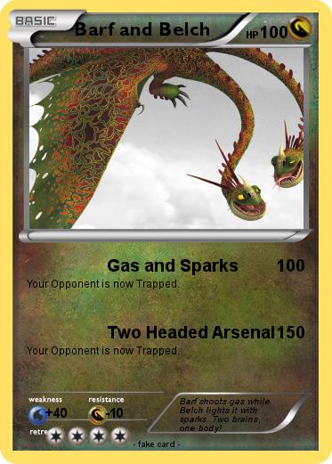 Pokemon Barf and Belch