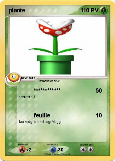 Pokemon plante
