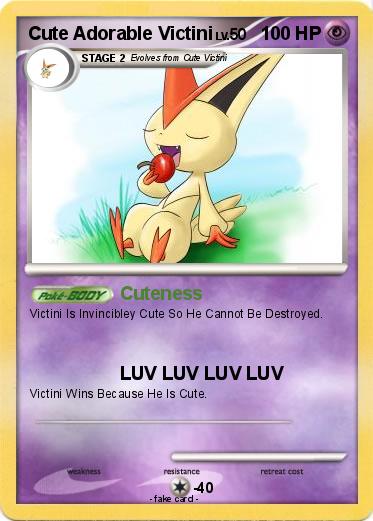 Pokemon Cute Adorable Victini