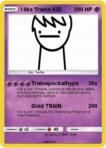 Pokemon I like Trains KID