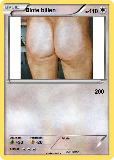 Pokemon Blote billen