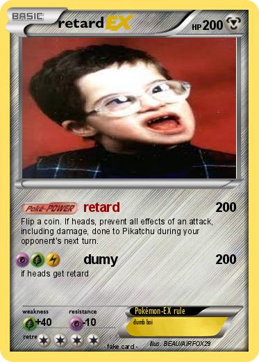 Pokemon retard