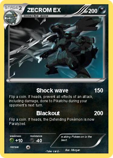 Pokemon ZECROM EX
