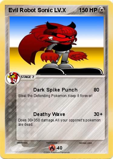 Pokemon Evil Robot Sonic LV.X 